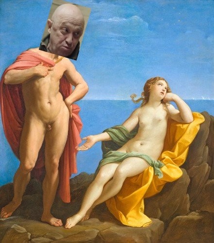 Create meme: Bacchus and Ariadne painting by Guido Reni, and there was a lot of talk, ivanov's painting apollo hyacinth and cypress