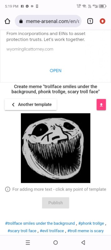 Create meme: trollface is scary, evil trollface, trollface meme