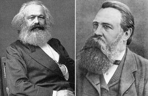 Create meme: Marx and Engels, photo Karl Marx, Friedrich Engels profile, K Marx and f Engels