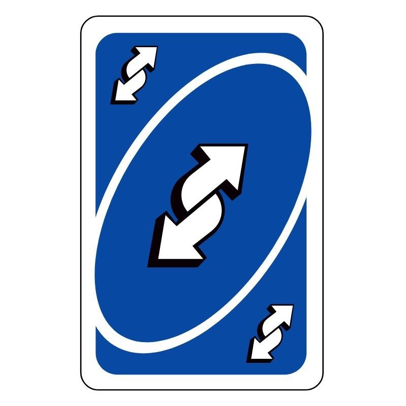 Create meme: exchange card in uno, card UNO the coup, UNO card reverse