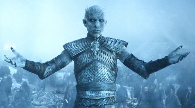 Create meme: White Walkers in Game of Thrones, walkers game of thrones, game of thrones king