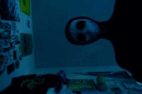 Create meme: eyeless Jack , eyeless jack in real life, eyeless jack sleep paralysis