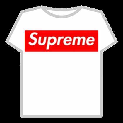 supreme t-shirt - Roblox