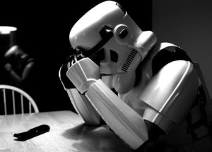 Создать мем: грустный имперский штурмовик, star wars battlefront 2 stormtrooper, грустный штурмовик