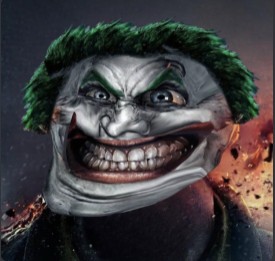 Create meme: portrait of the joker, new Joker, the face of the Joker