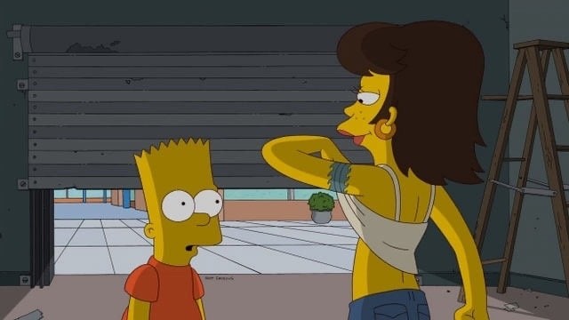 Create meme: the simpsons movie, Lisa Simpson, The Simpsons Bart and Shona