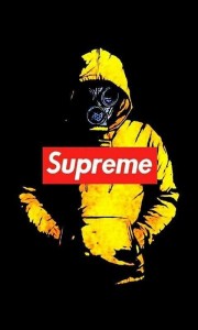 Создать мем: hazmat, supreme logo, Supreme
