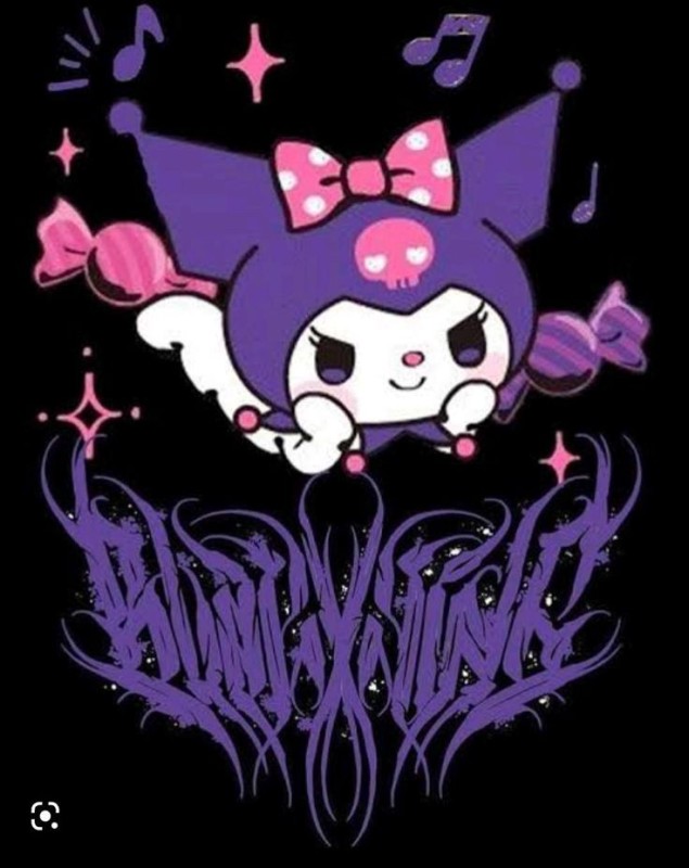 Create meme: my melody kuromi, hello kitty kuromi stickers, kuromi