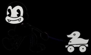 Create meme: bendy, Mickey mouse