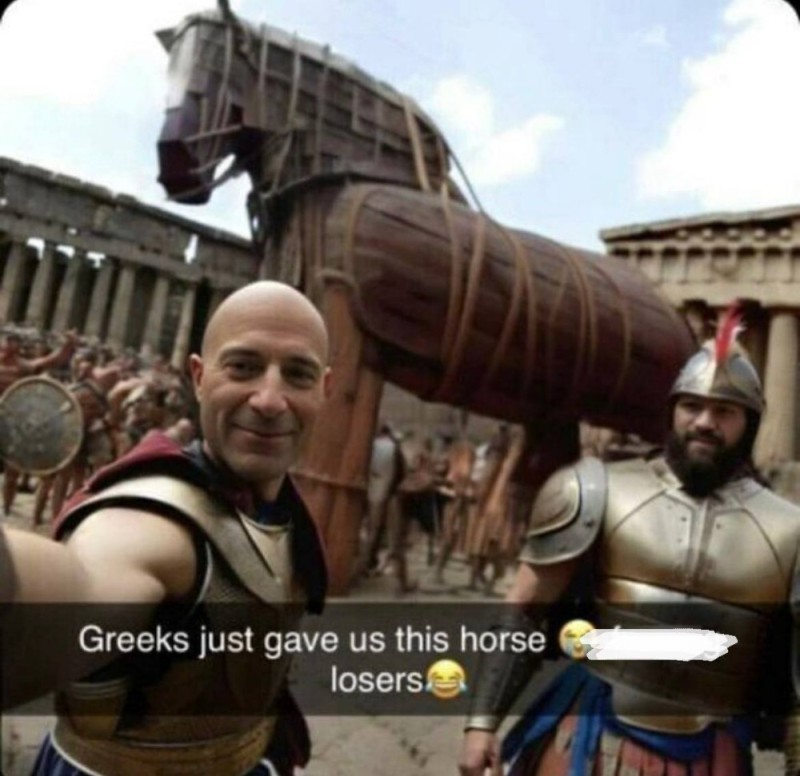Создать мем: римляне и итальянцы, лошадь нейросеть, roman memes