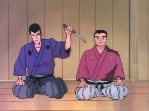 Create meme: Hamato Yoshi, Hamato Yoshi and Oroku Saki, The Vagrant Kenshin ova