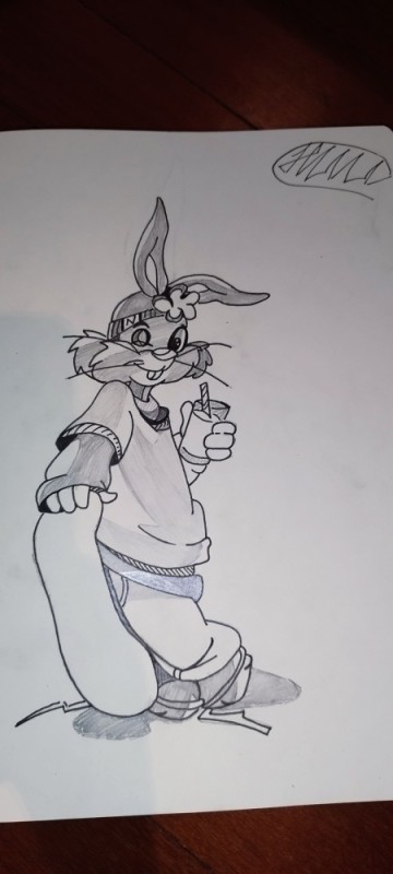 Create meme: bugs Bunny , Bugs Bunny sketch, Bugs Bunny sketch