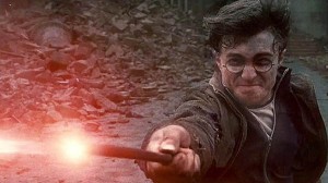 Create meme: Harry Potter and the deathly Hallows, Harry Potter with a magic wand, Harry