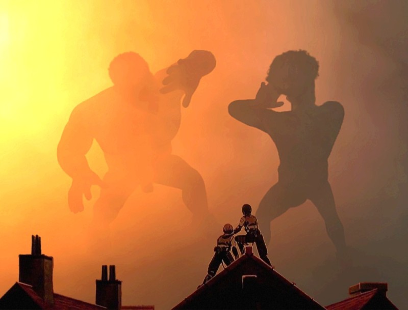 Создать мем: постер мстители, титаны атака титанов, размытое изображение