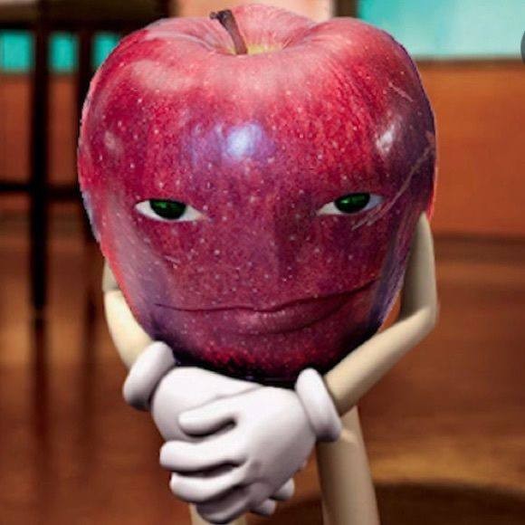 Создать мем: яблоко, wapple, your meme