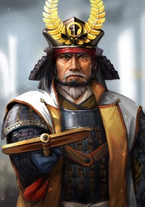 Create meme: samurai, Tokugawa Ieyasu, ODA Nobunaga