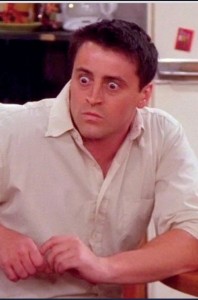 Create meme: Joe tribbiani meme, Joey tribbiani, surprised Joe tribbiani