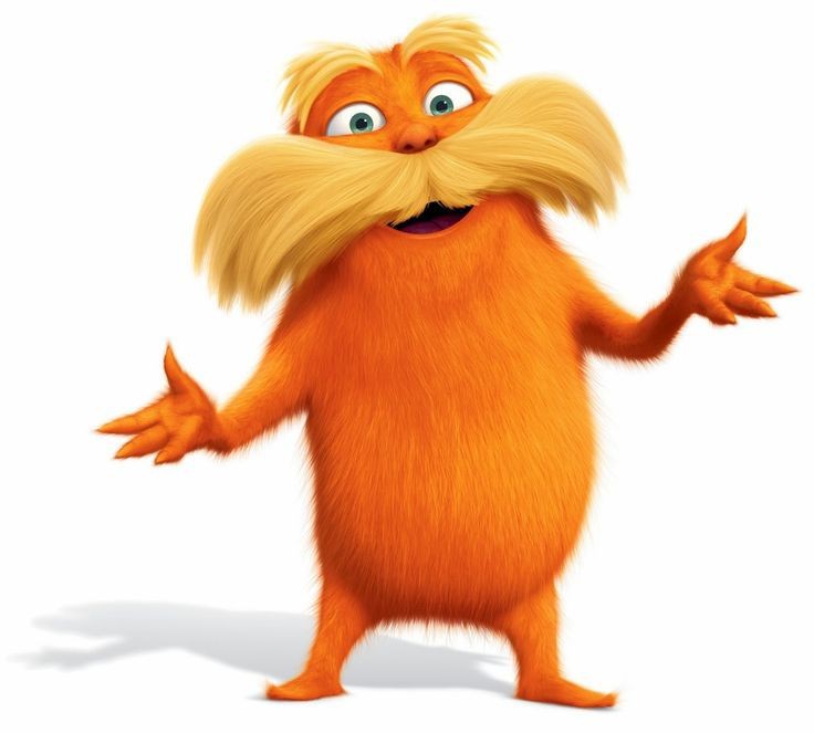 Create meme: the lorax , heroes of the lorax cartoon, lorax characters