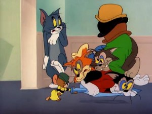 Create meme: Tom and Jerry cousin, Tom and Jerry 1950, Tom and Jerry
