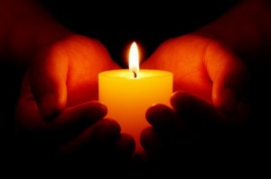 Create meme: condolences to the family, sorrow, the candle of memory and grief