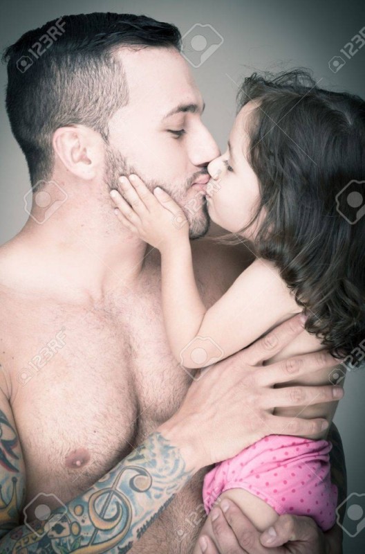 Create meme: young father, father and daughter tattoo, father daughter