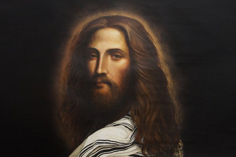 Create meme: painting jesus, Jesus christ is the son of God, the Lord Jesus