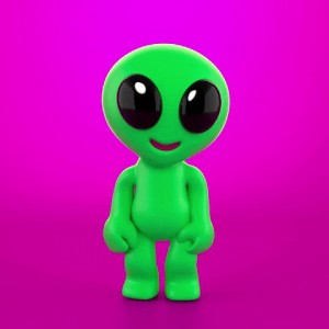 Create meme: the dancing alien, aliens