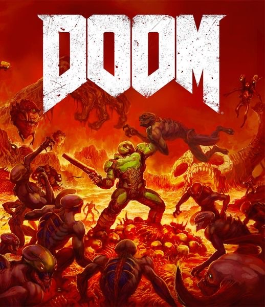 Create meme: doom , doom game 2016, doom 4 cover