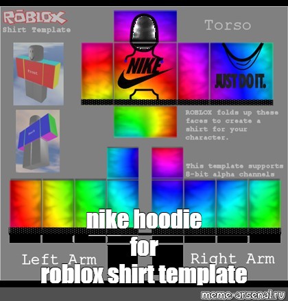 Roblox Nike Template Shirt