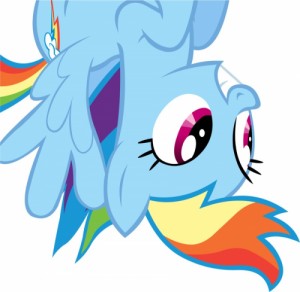 Создать мем: my little, пони rainbow dash, pony