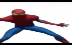 Создать мем: часы человек паук, танцующий человек паук, часы мем