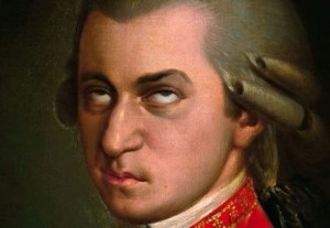 Create meme: Mozart, Mozart portrait, wolfgang amadeus mozart
