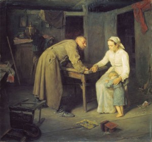 Создать мем: русская живопись, иллюстрация, николай касаткин (1859-1930)