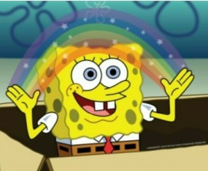 Create meme: sponge Bob square pants , spongebob meme, spongebob imagination 