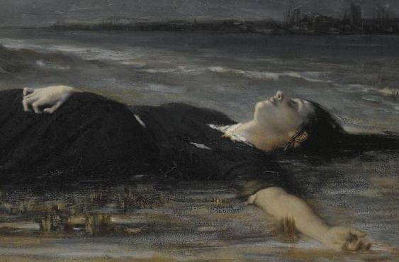 Create meme: ophelia painting, the drowned woman painting, famous paintings by artists