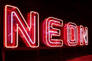 Create meme: Neon Neon, letters neon, neon is