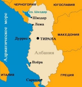 Создать мем: государство албания на карте, курорты албании, албания тирана на карте