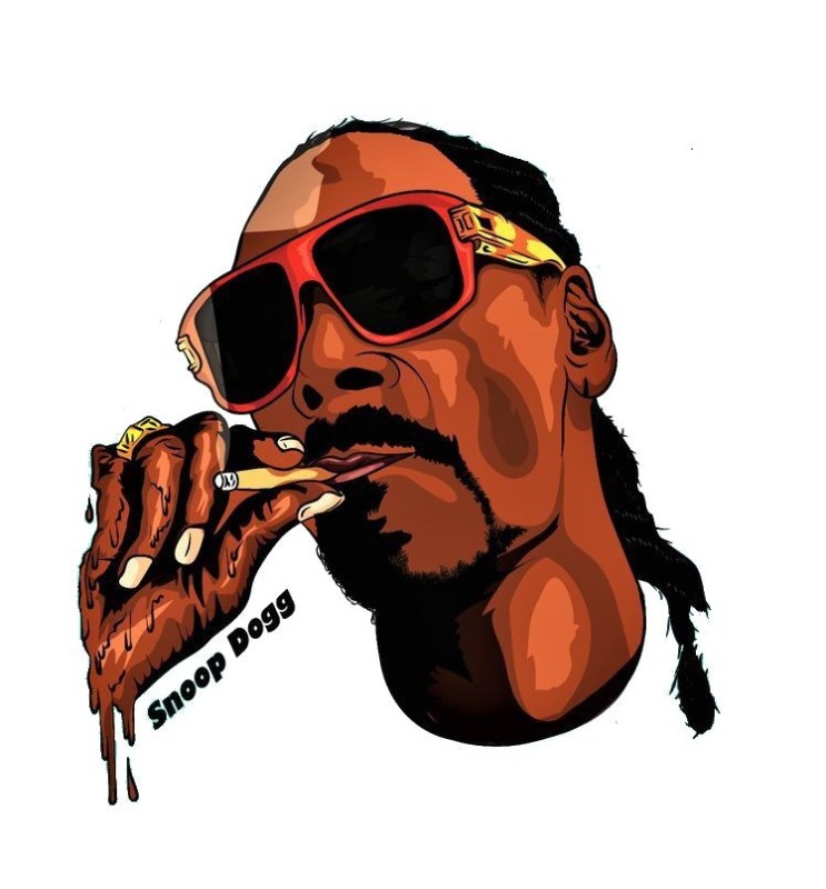 Create meme: snoop dogg sticker, snoop dog cartuns, snoop dogg drawing