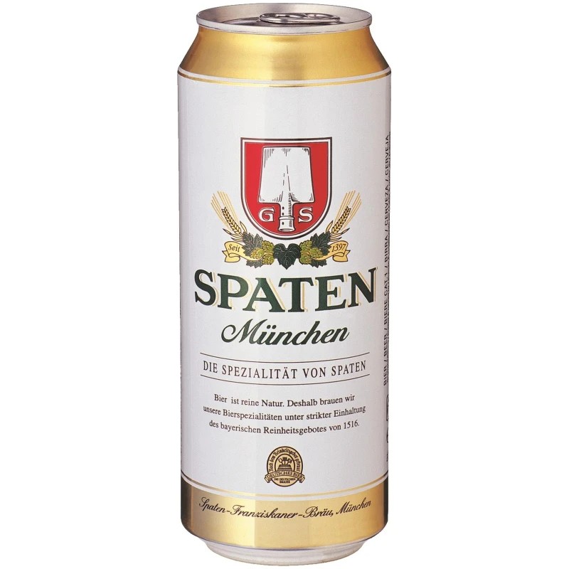 Создать мем: пиво spaten, пиво шпатен мюнхен светлое 0.5л ж/б, пиво spaten munchen