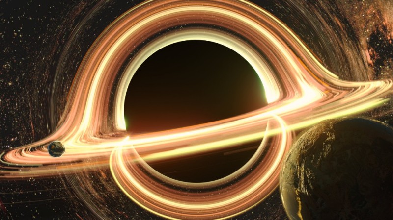 Create meme: supermassive black hole, Gargantua black hole 4k, black hole interstellar 