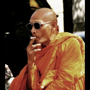 Create meme: a Buddhist monk