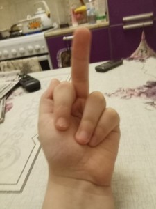 Create meme: two of the index finger, photo of two fingers, finger