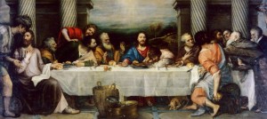 Create meme: the last supper of Leonardo da Vinci, the last supper, the last supper