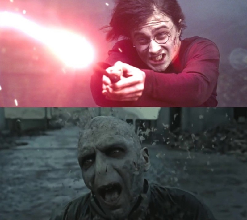 Create meme: Harry Potter , Voldemort Harry Potter, harry potter avada kedavra