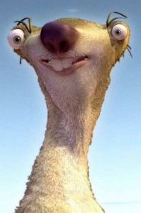 Create meme: sid ice age funny similarities, ice age, sid the sloth pictures