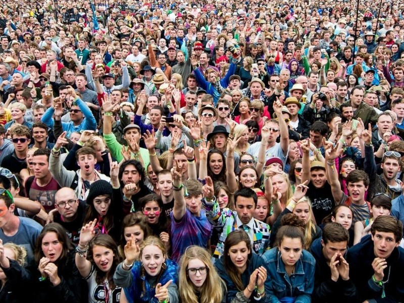 Create meme: panic in the crowd, a crowd of people art, the crowd 