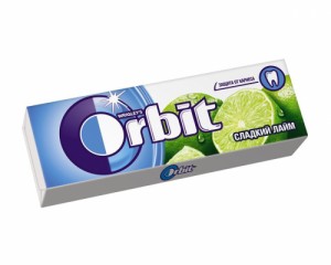 Create meme: orbits sweet mint, strawberry banana, orbit berry mix