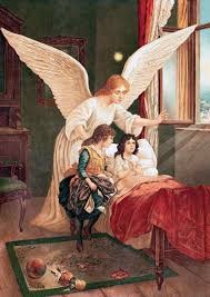 Create meme: the picture angel, the guardian angel, painting guardian angel