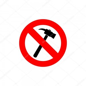 Create meme: signs ban on filling stations, stop sign, sign axe crossed