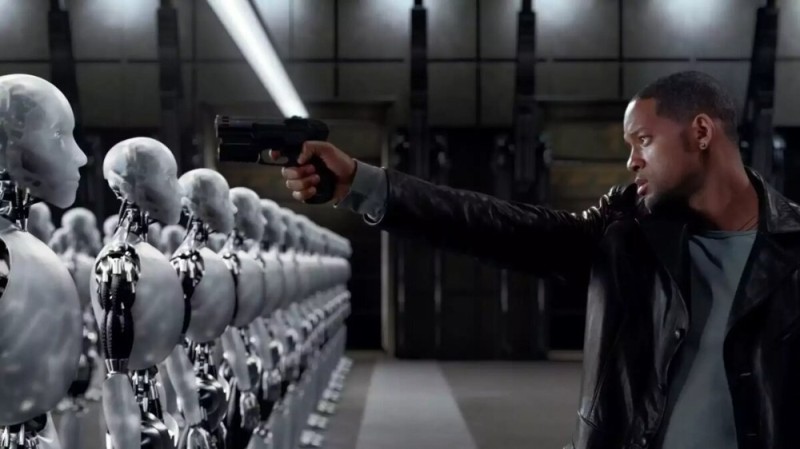 Create meme: i robot , I'm a robot Will Smith interrogation, I, the robot
